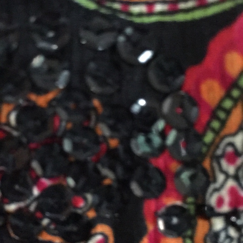 GUC LANE BRYANT TOP with ruffles and sequins - Picture 2 of 7